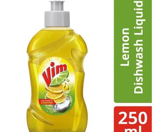 Vim Lemon Dishwash Liquid 250ml.jpg